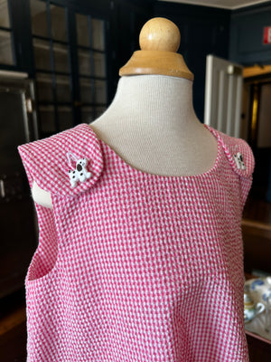 Open image in slideshow, Chez Nana Girls Pink Gingham Dress
