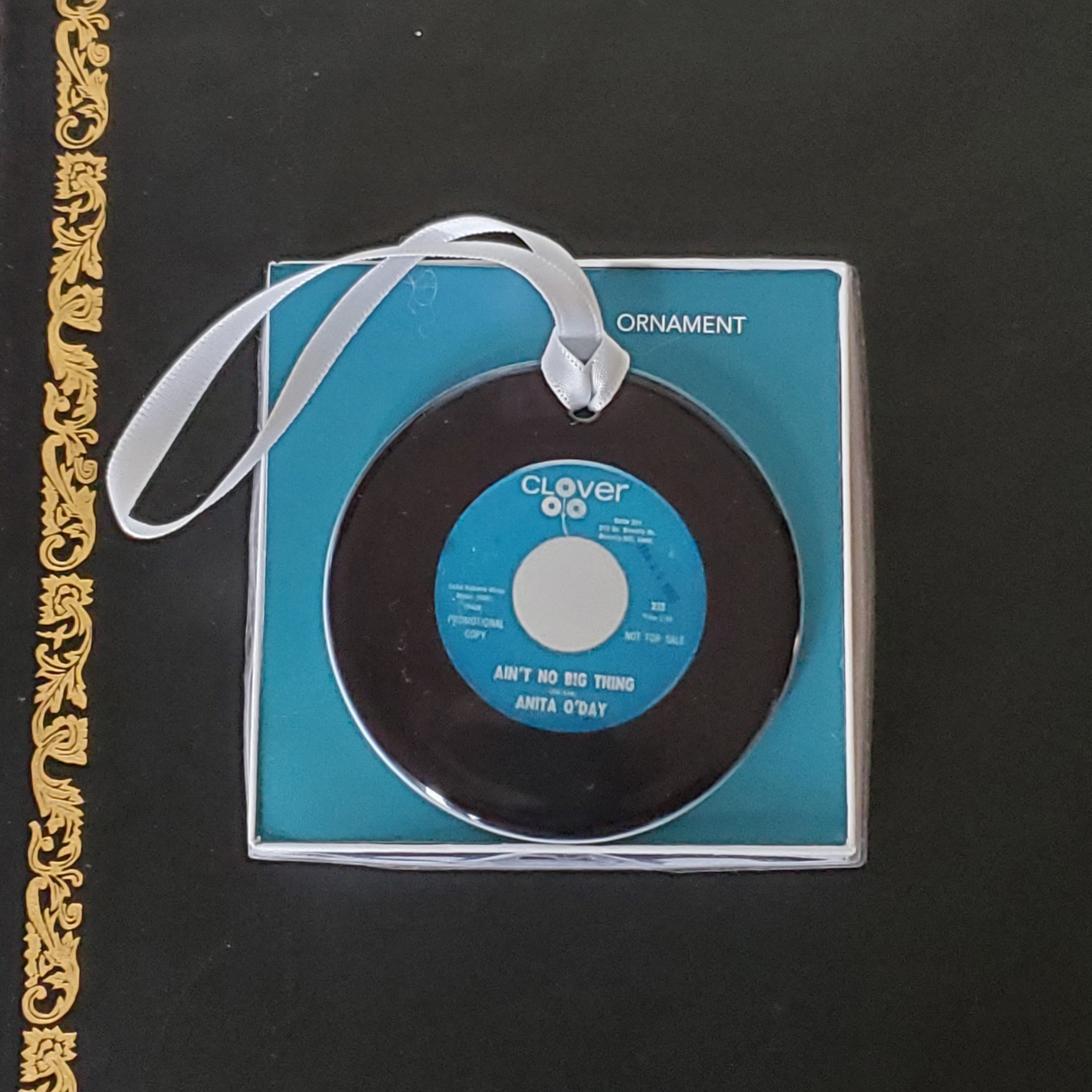 Doris Duke Vinyl Record Ornament