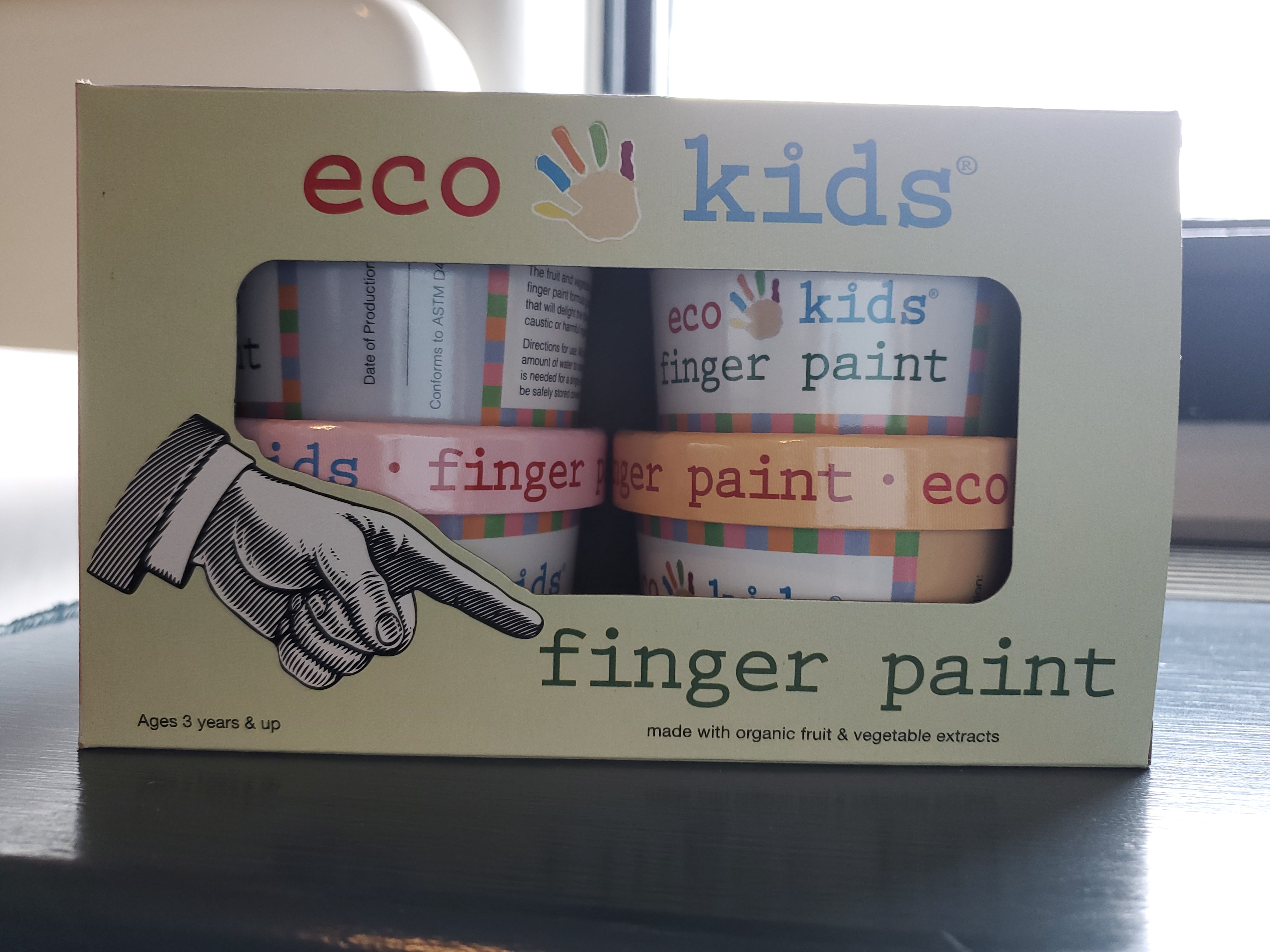 Set of 4 Finger Paints