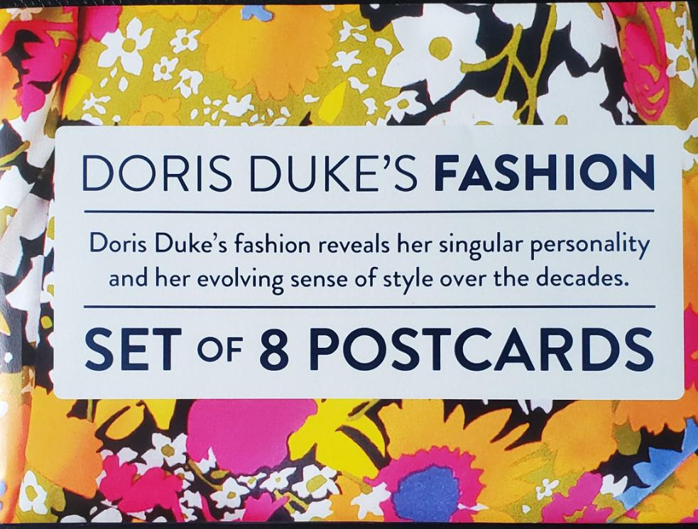 Doris Duke's Fashion-Set of 8 Postcards