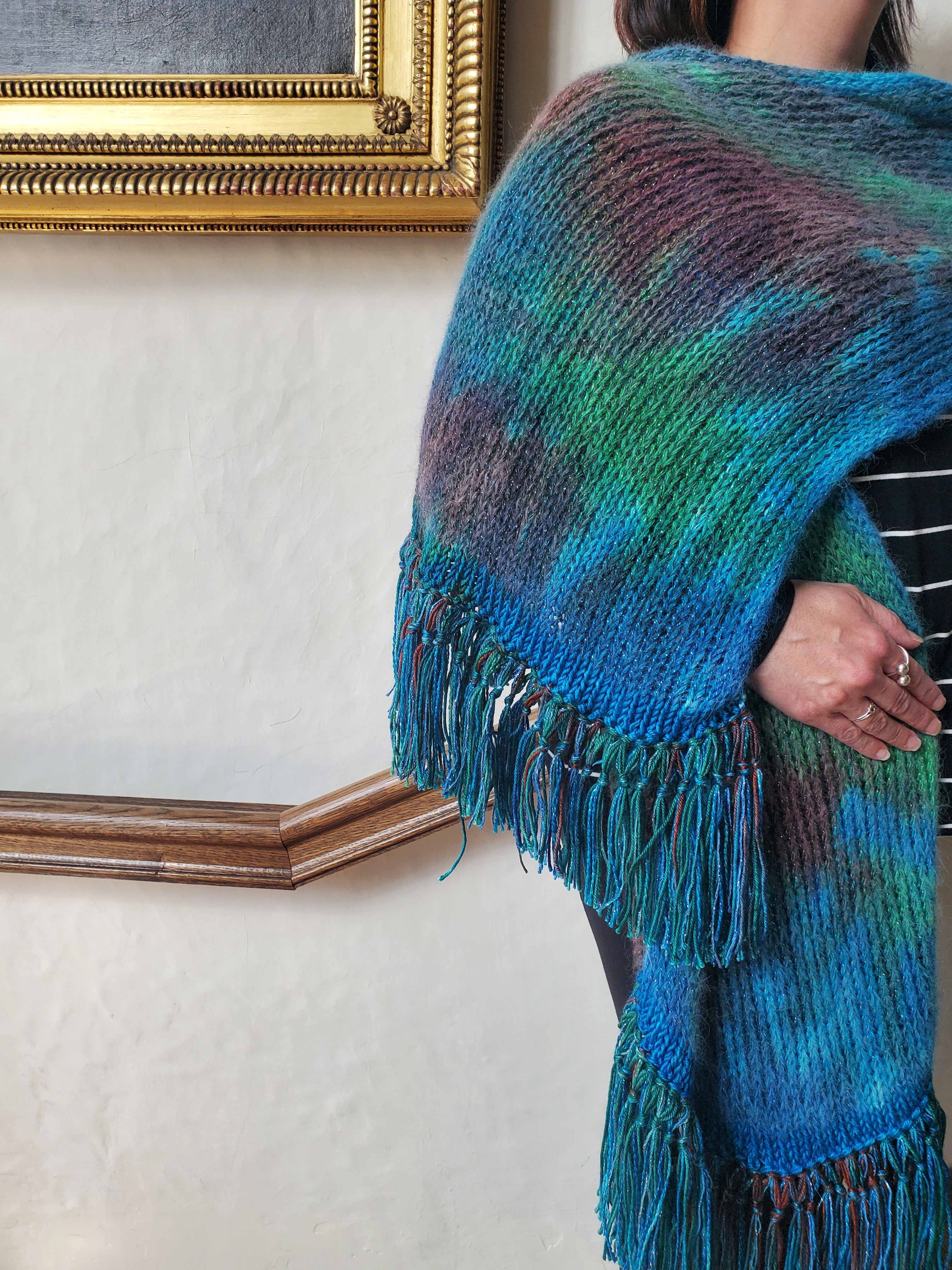 Rough Point Hand-Crafted Artisan Shawl