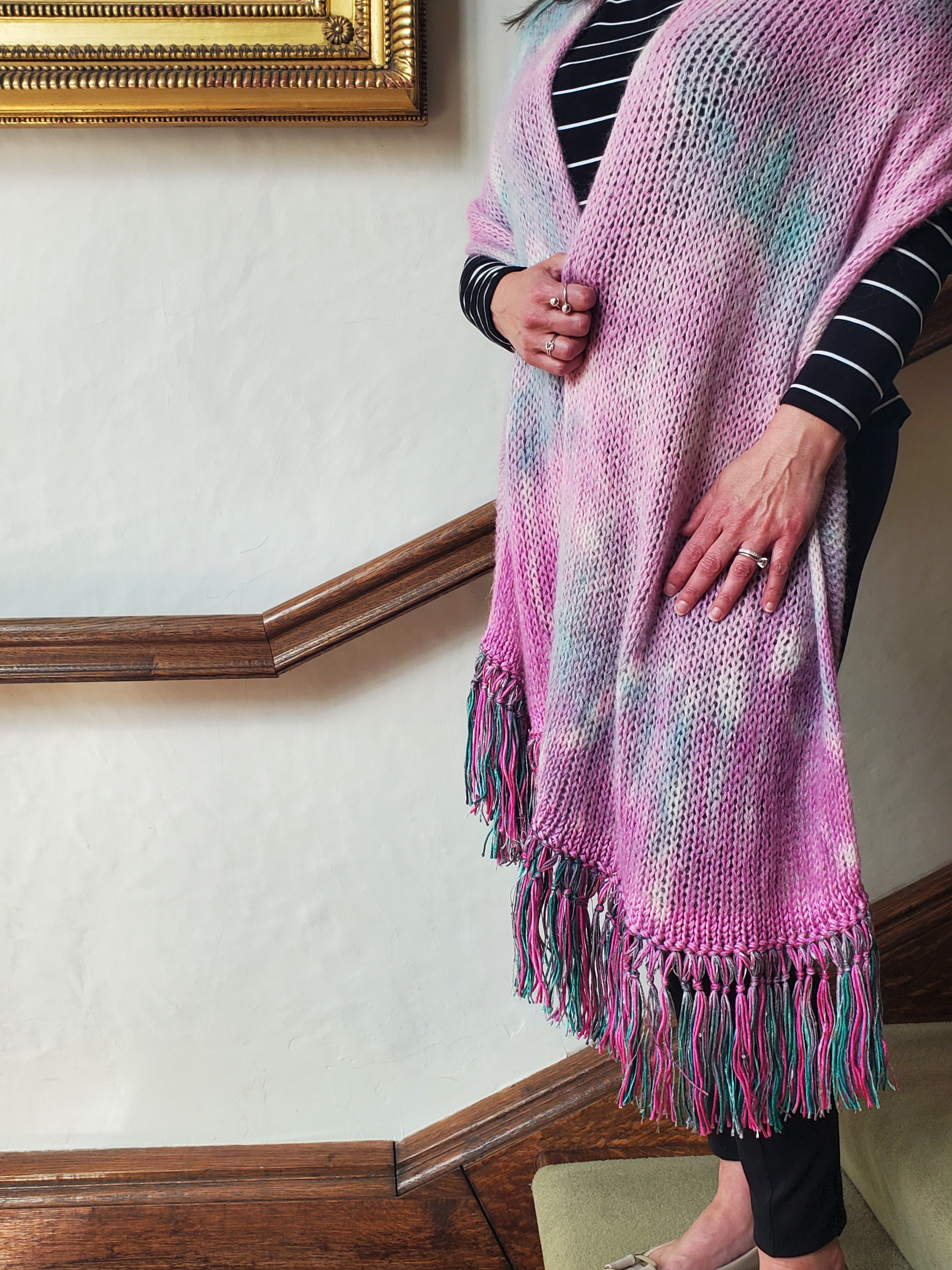 "Just Jackie" Hand-Crafted Artisan Shawl