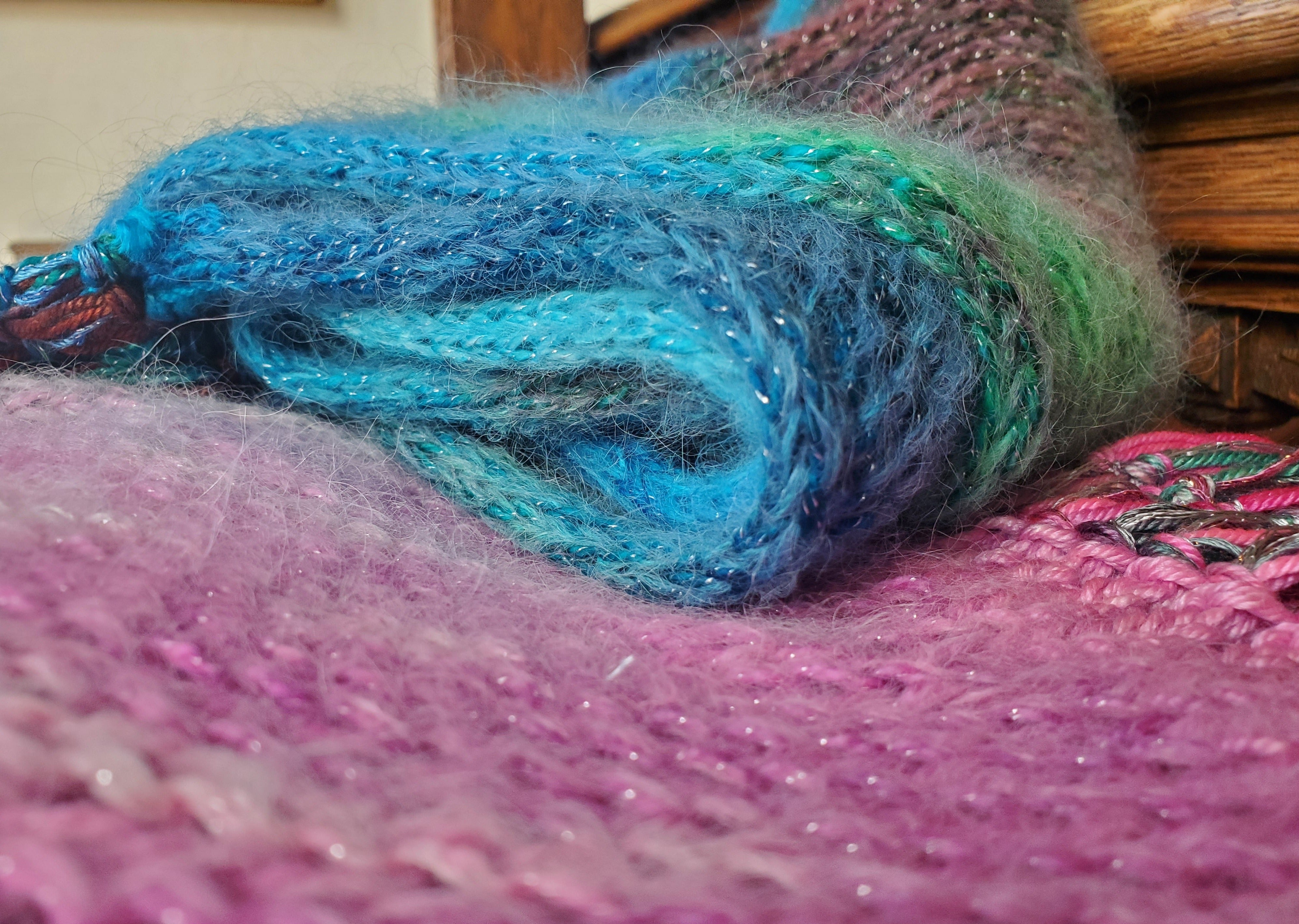 Rough Point Hand-Crafted Artisan Shawl