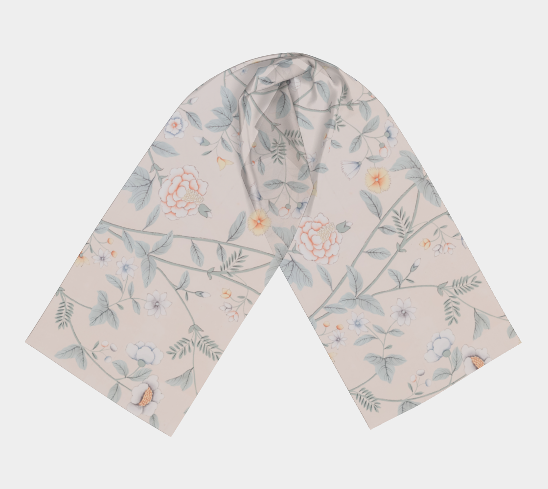 Floral Wallpaper Scarf
