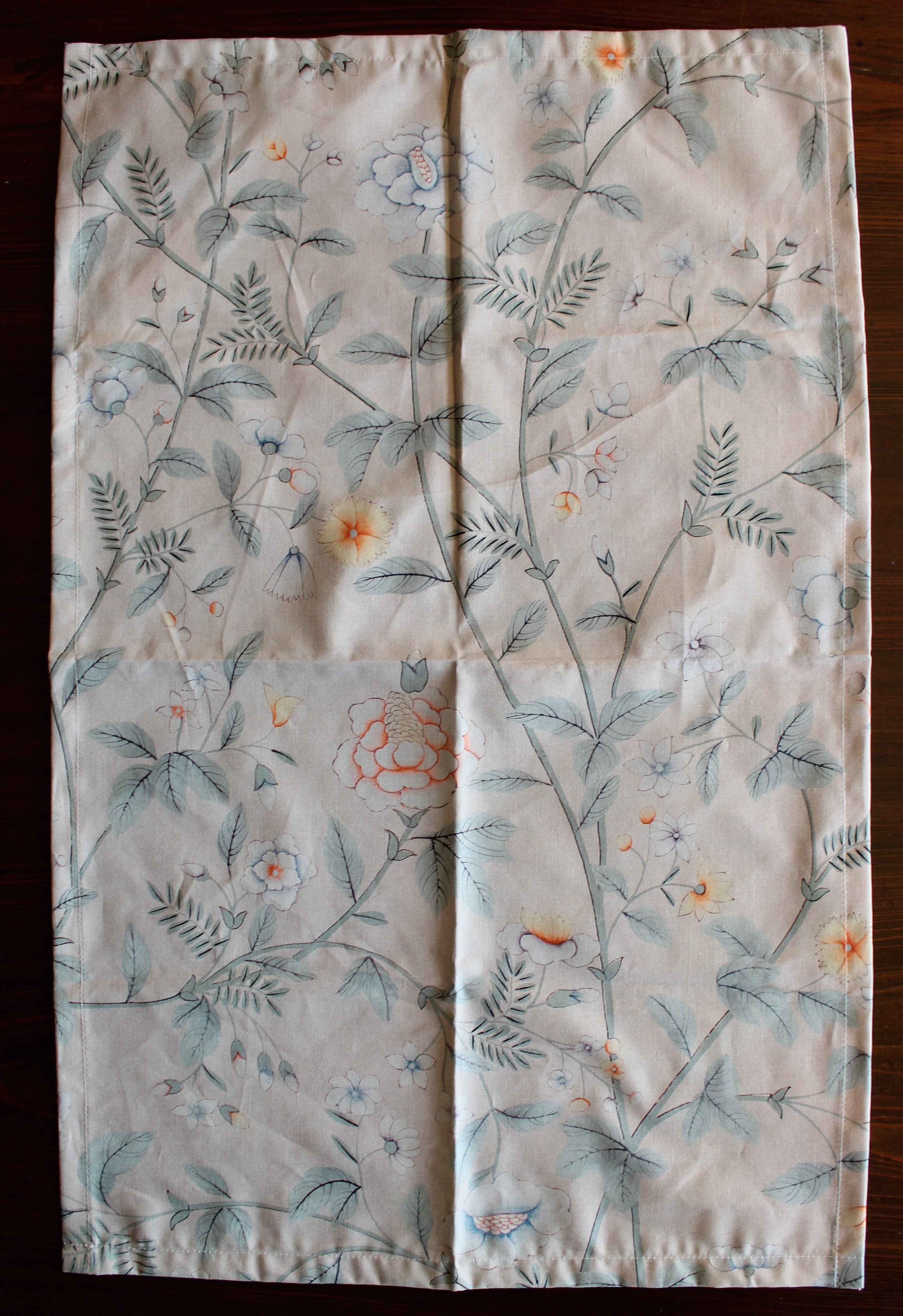 Floral Wallpaper Tea Towel