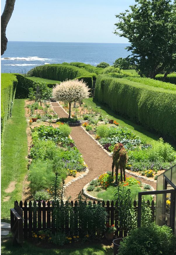 The Kitchen Garden at Rough Point Postcard