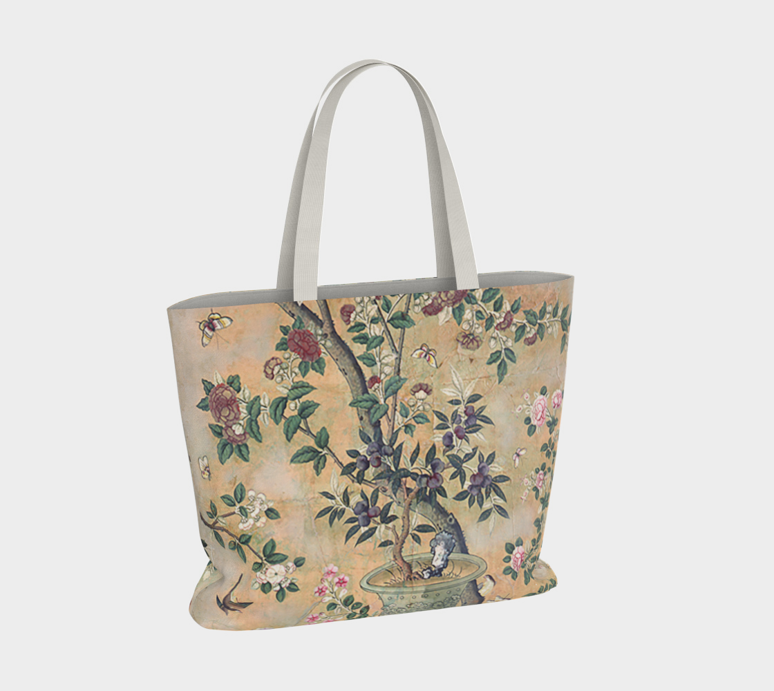 Large Classic Tote—Chinese Wallpaper
