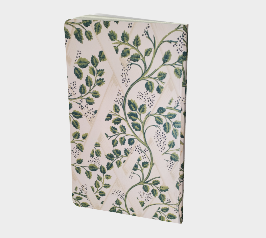 Trellis & Vines Wallpaper Notebook