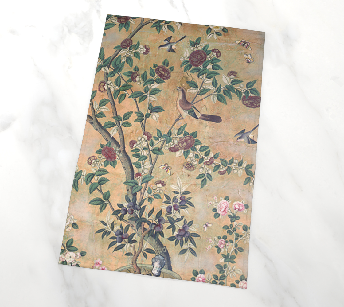 Chinese Wallpaper Tea Towel